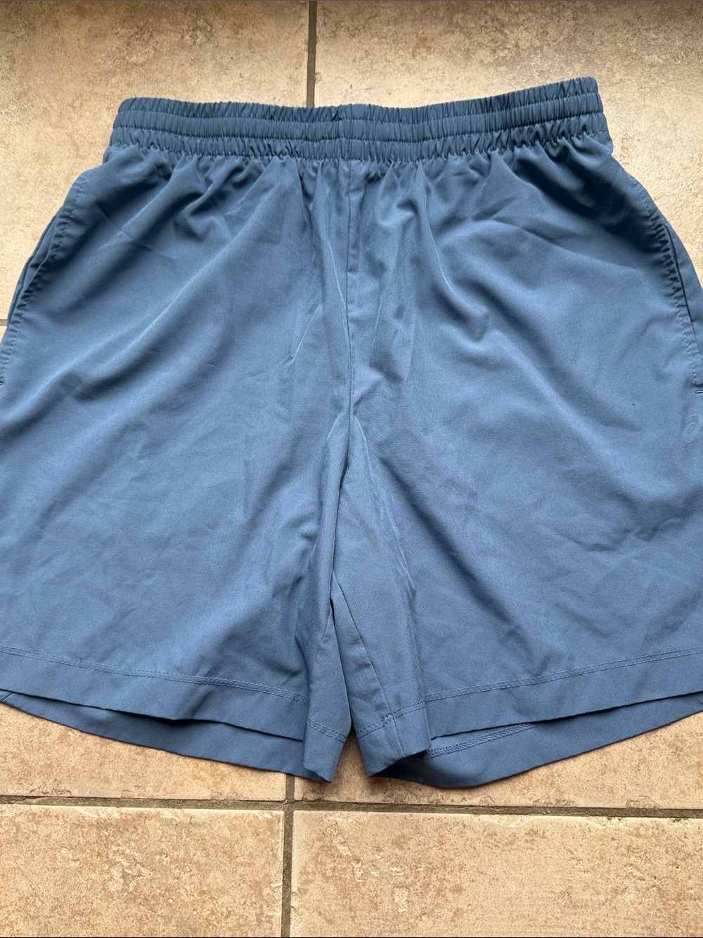 Asics Men's Blue Athletic Training Shorts